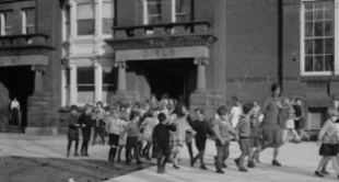 1929 Fire-drill Queen Alexandra School Broadview-Avenue