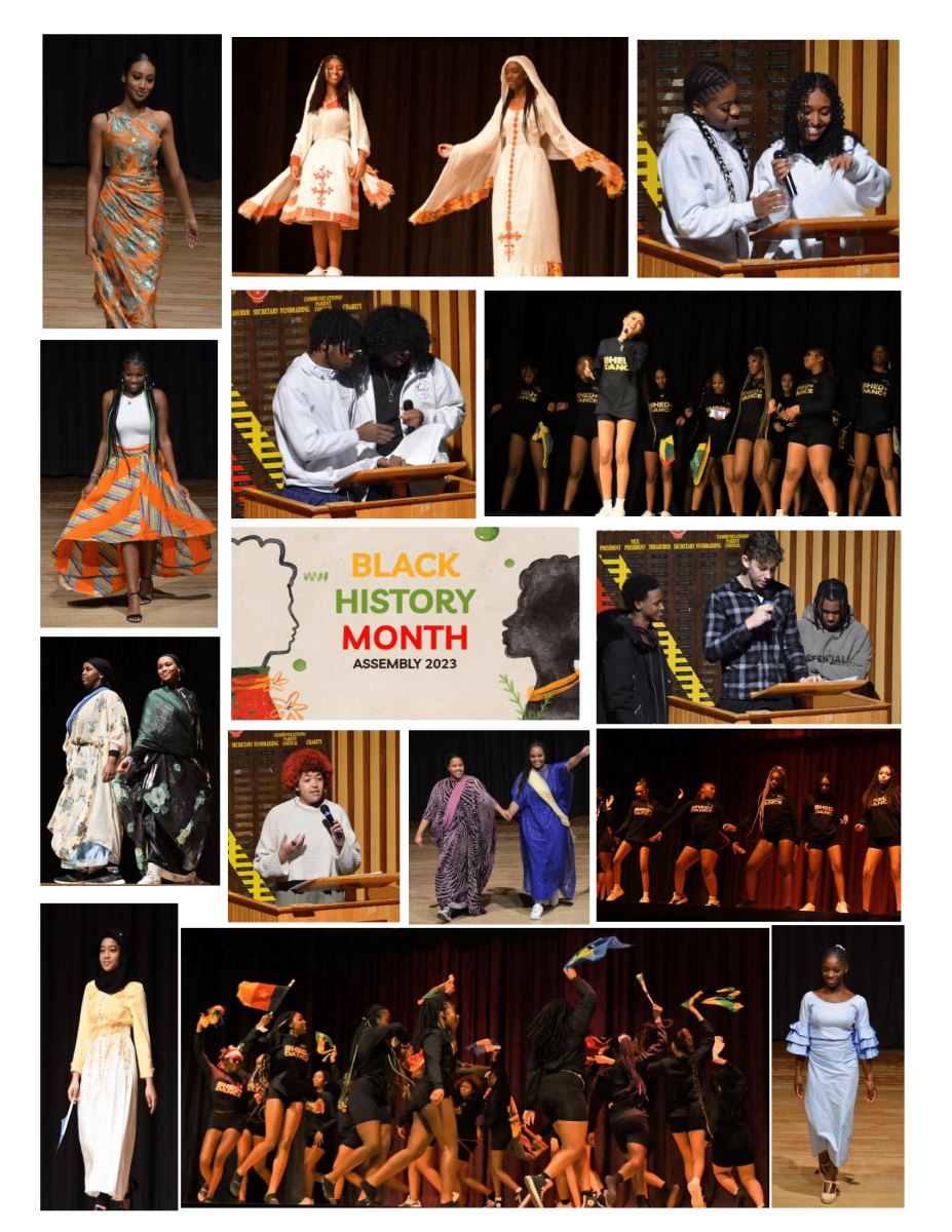 Black History Month Assembly photo collage 2023