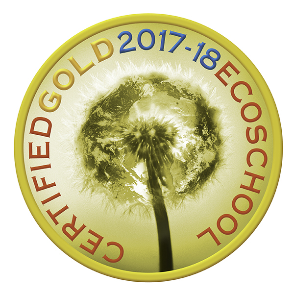 Certified Gold seal 2017-18 Eco school