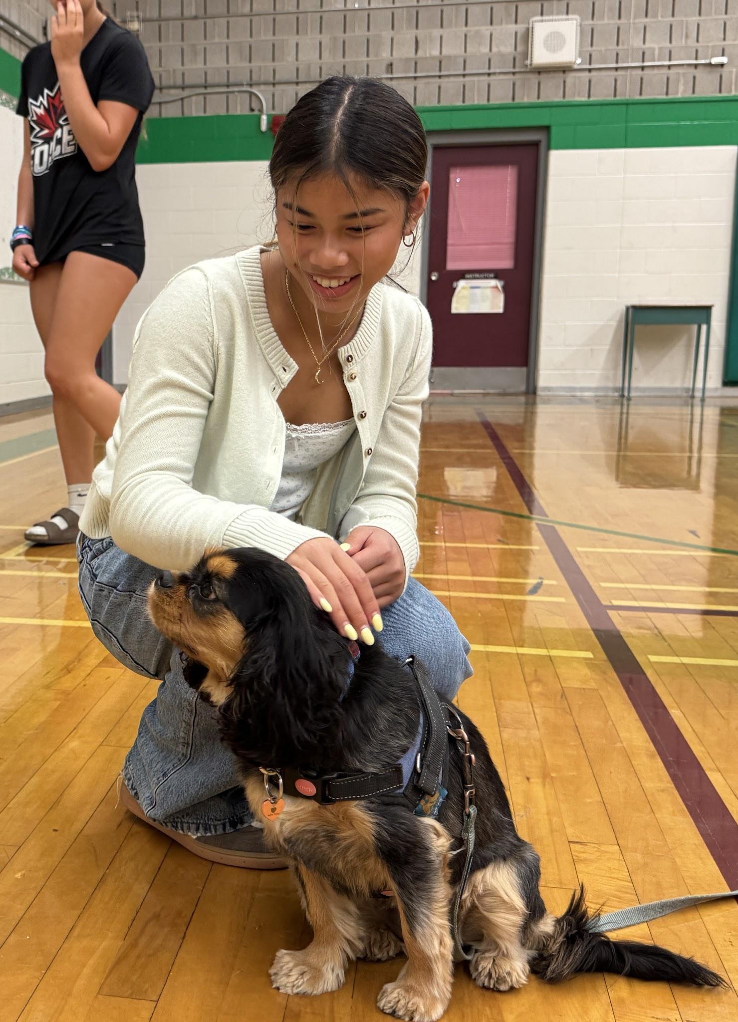 Sunshine Therapy Dogs Visit SCI