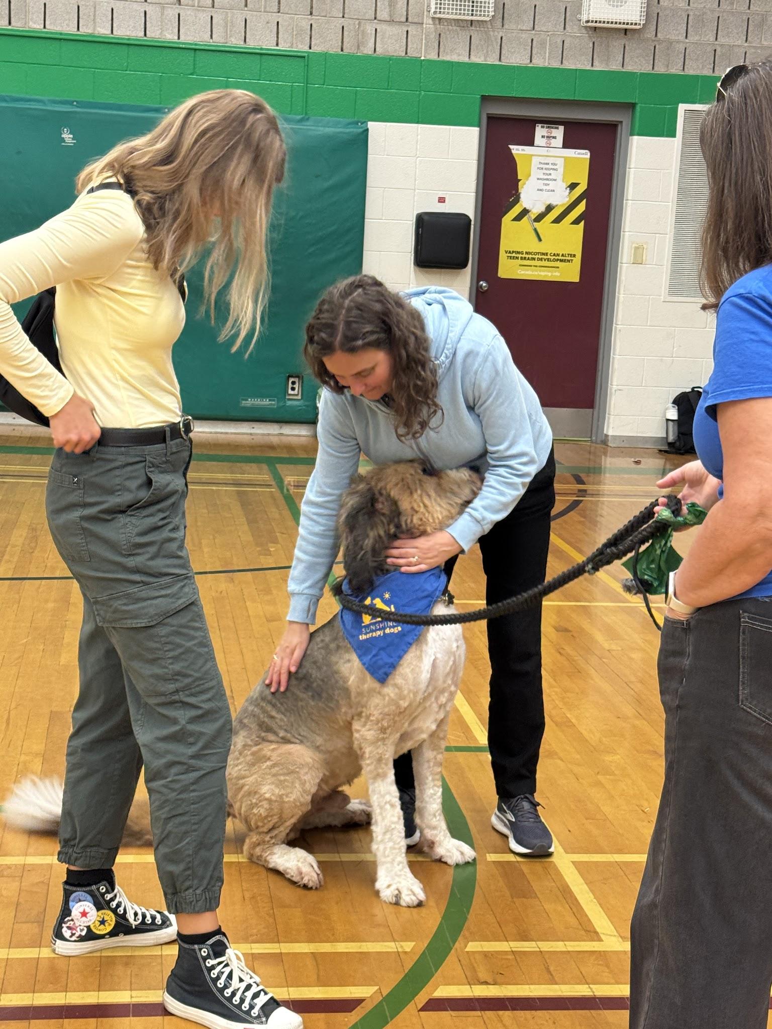 Sunshine Therapy Dogs Visit SCI