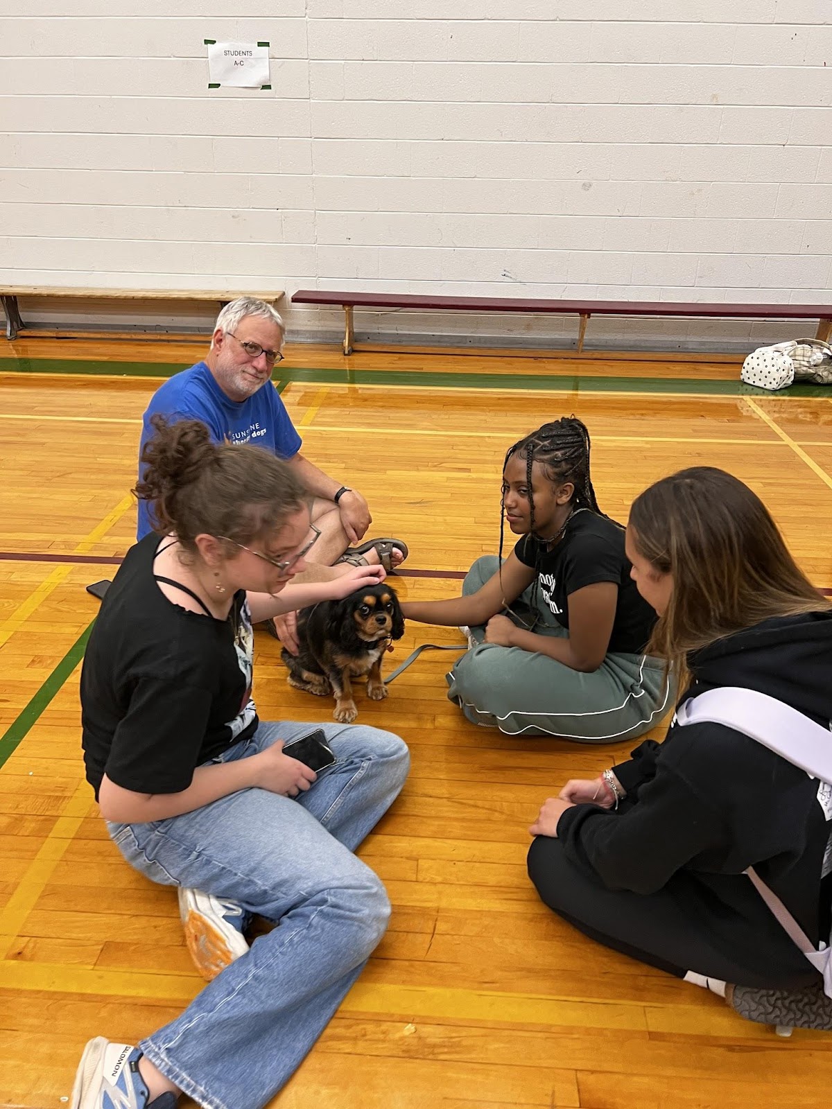 Sunshine Therapy Dogs Visit SCI