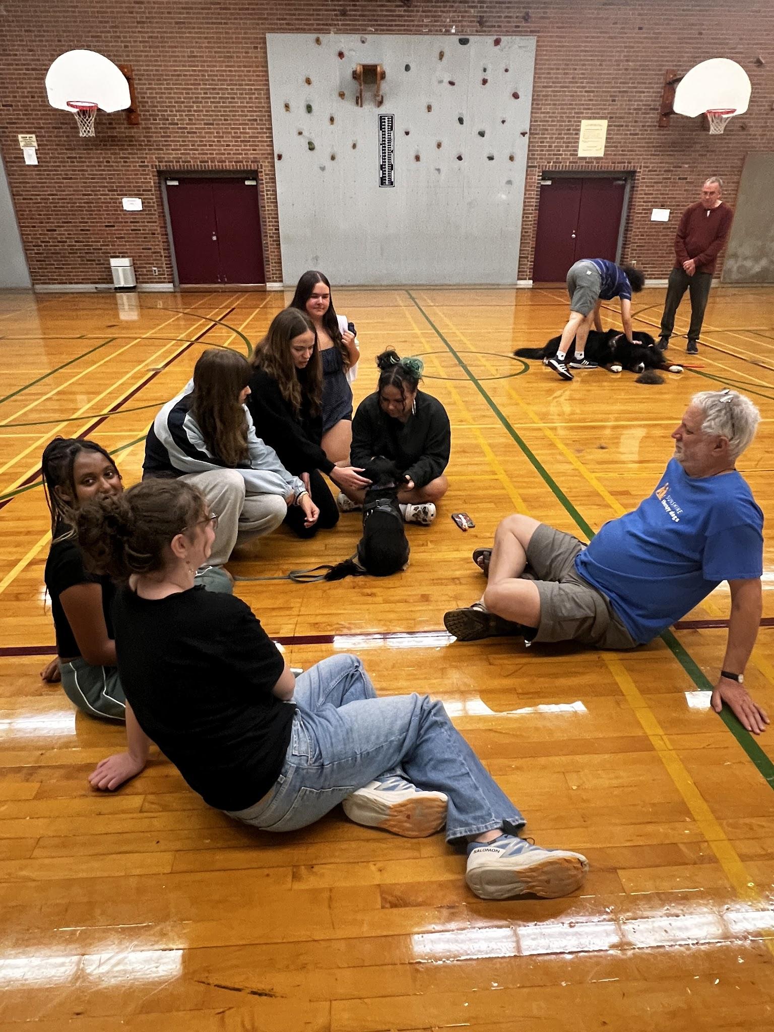 Sunshine Therapy Dogs Visit SCI