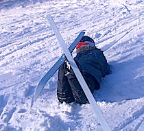 Skier down