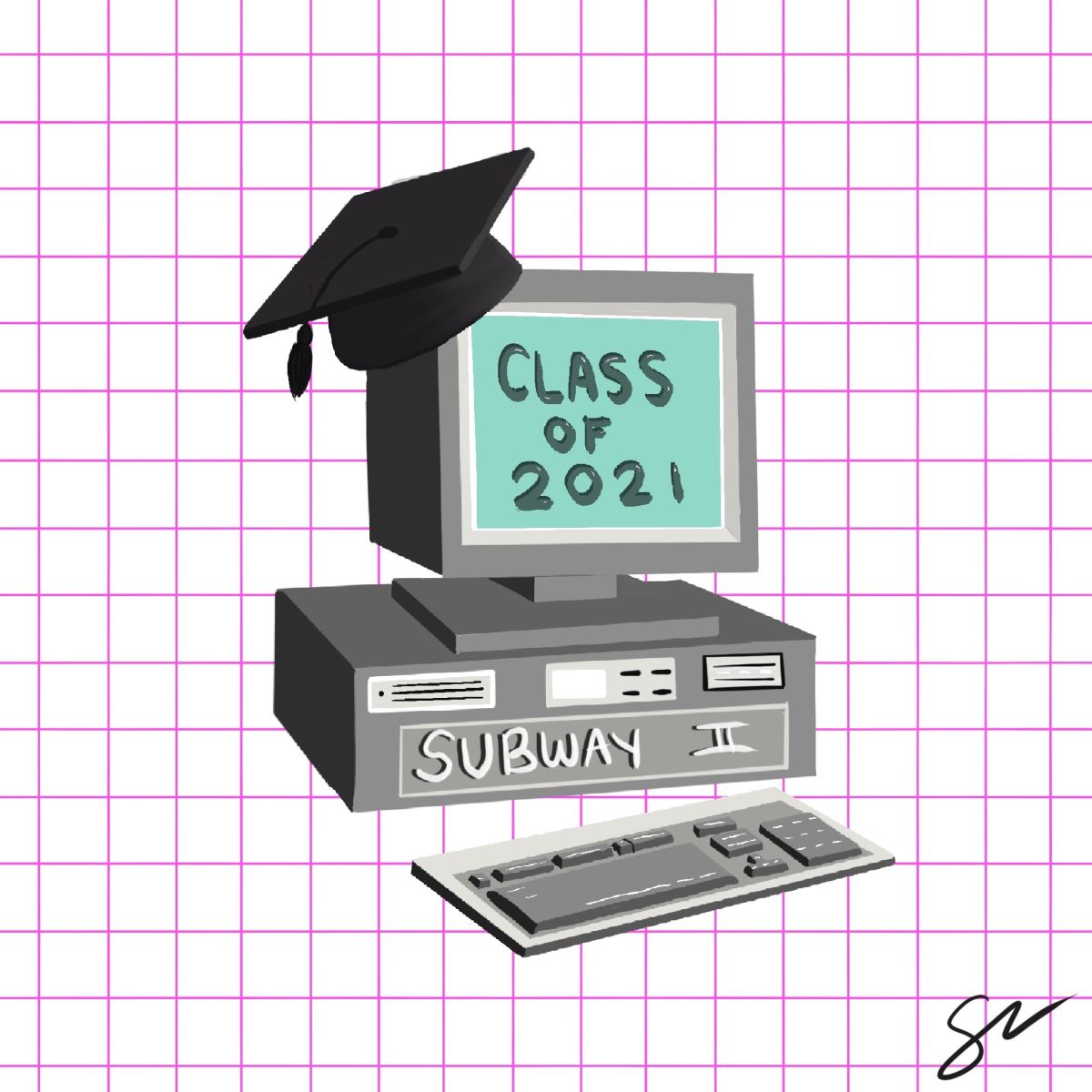 computer screen class of 2021
