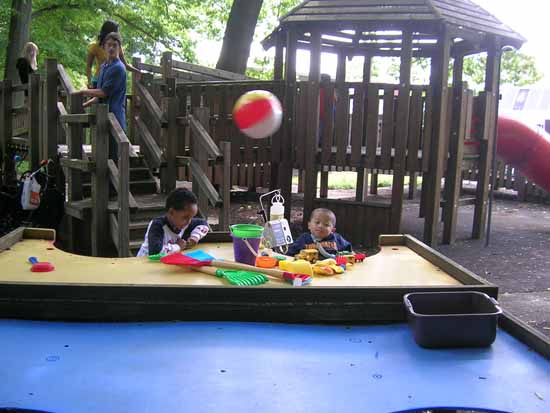playground with children