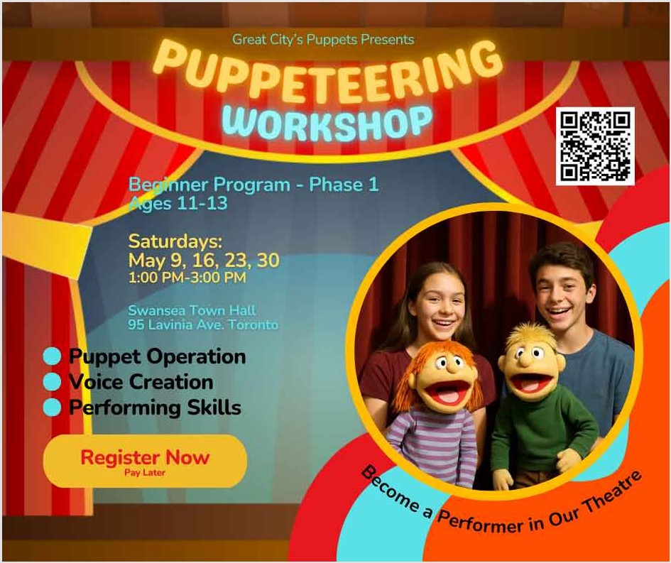 Pupettering Workshop ad