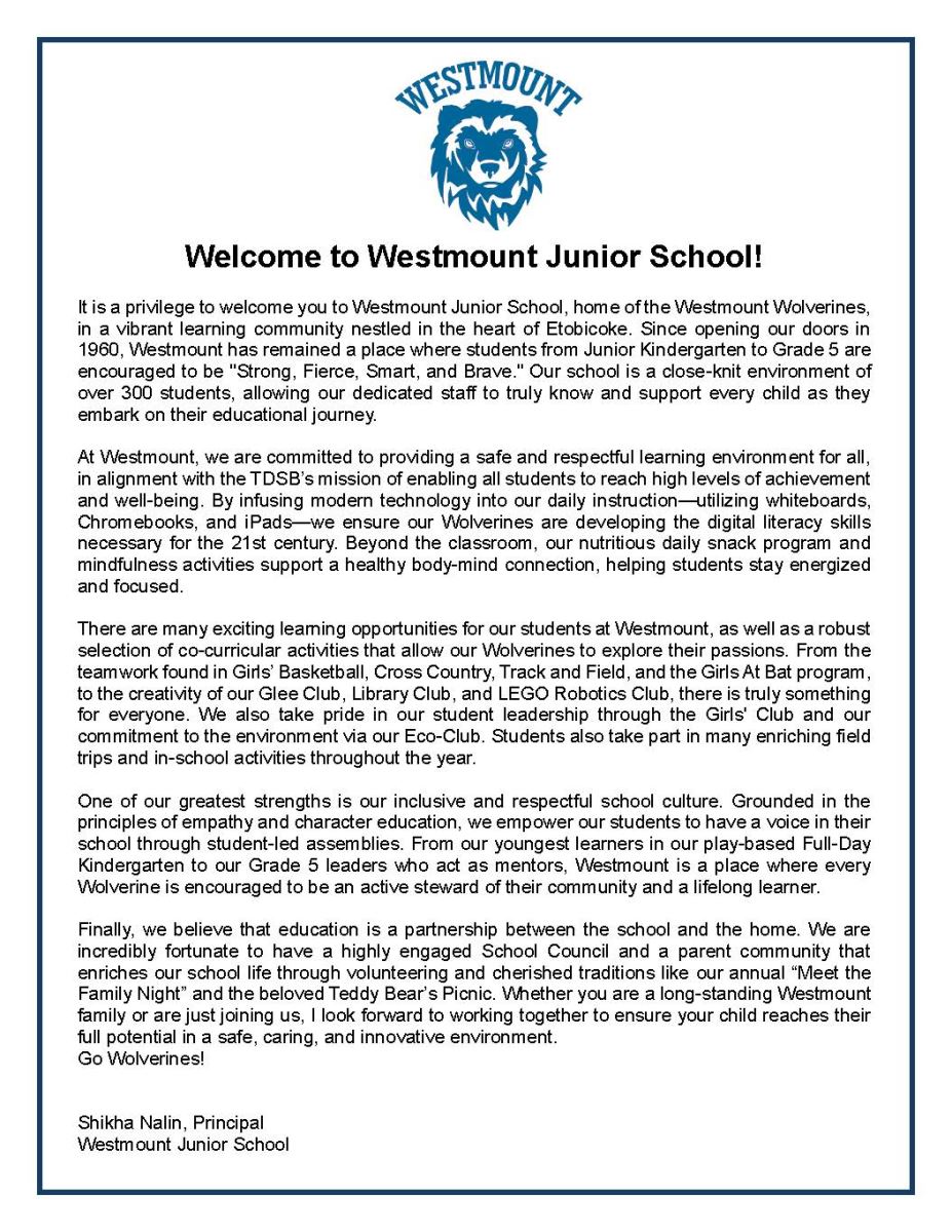 Principal's Message