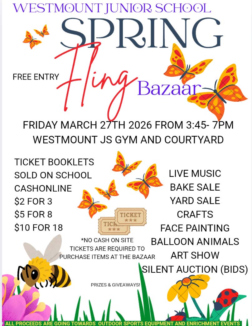 Spring Fling Bazar Flyer