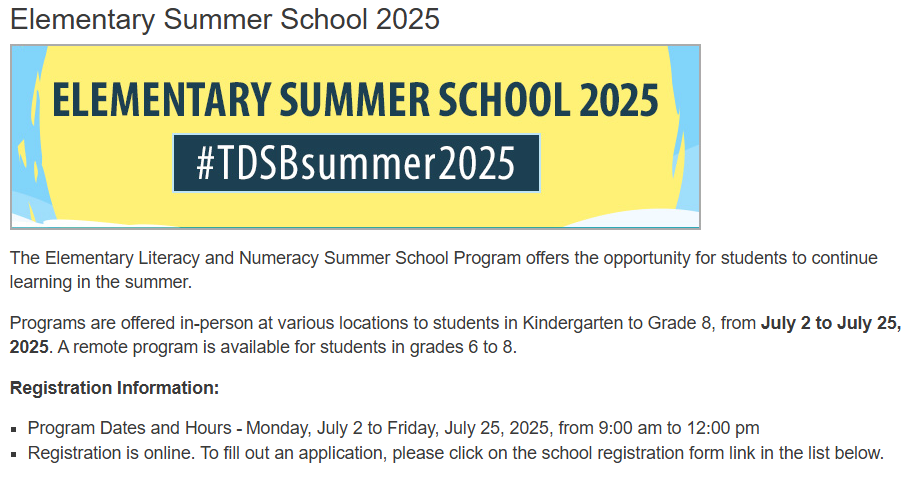 summer school